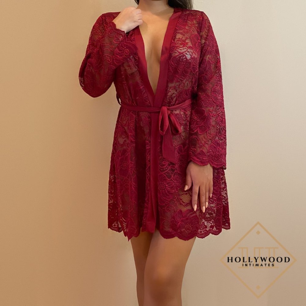 Extra Soft Lace Robe